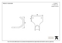 Beeswax Sash Lift - 83649 - Technical Drawing