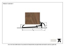 Black 1829mm OUM/6 Threshold - 90211 - Technical Drawing