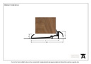 Black 3000mm OUM/6 Threshold - 90124 - Technical Drawing