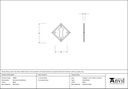Black Diamond Escutcheon - 33965 - Technical Drawing