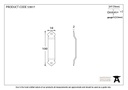 Black Gothic Screw on Staple - 33817 - Technical Drawing