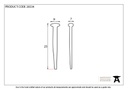 Black Oxide 1&quot; Rosehead Nail (1kg) - 28334 - Technical Drawing