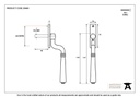 Black Teardrop Espag - 20460 - Technical Drawing