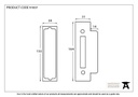 Electro Brassed ½&quot; Rebate Kit For 91073 - 91837 - Technical Drawing