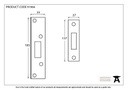 Electro Brassed ½&quot; Rebate Kit for Deadlock - 91904 - Technical Drawing