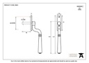 Electro Brass Teardrop Espag - 20461 - Technical Drawing