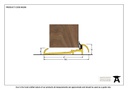 Gold 1219mm OUM/6 Threshold - 90206 - Technical Drawing