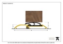 Gold 1219mm Threshex Sill - 90152 - Technical Drawing