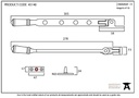 Pewter 10" Regency Stay - 45140 - Technical Drawing