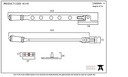 Pewter 12" Regency Stay - 45141 - Technical Drawing
