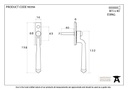 Pewter Avon Espag - 90394 - Technical Drawing