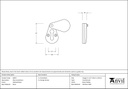 Polished Brass Plain Escutcheon - 83557 - Technical Drawing