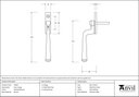 Polished Bronze Avon Espag - 45929 - Technical Drawing