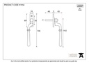 Polished Bronze Newbury Espag - LH - 91954 - Technical Drawing