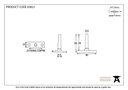 Polished Chrome EJMA Pin - 83821 - Technical Drawing