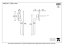 Polished Chrome Newbury Espag - RH - 91450 - Technical Drawing