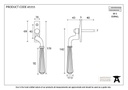 Polished Nickel Hinton Espag - RH - 45353 - Technical Drawing