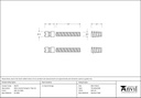 Satin SS (304) 50mm Secret Fixings for T Bar (2) - 50270 - Technical Drawing