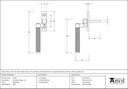 Aged Brass Brompton Espag - LH - 45503 - Technical Drawing