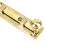 Polished Brass 4&quot; Universal Bolt in-situ