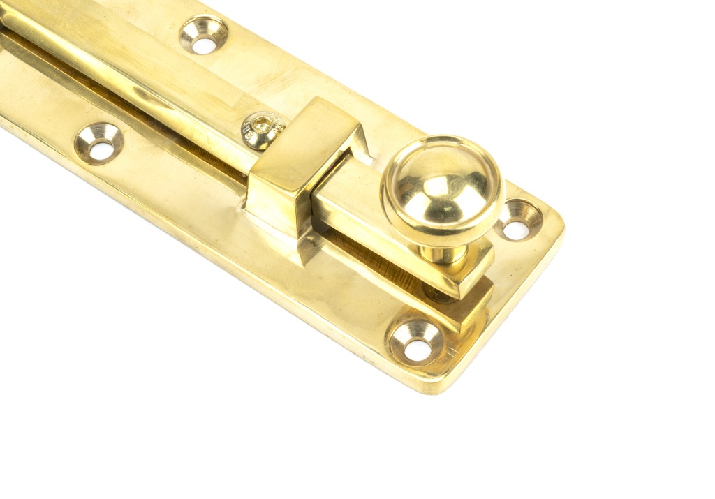 Polished Brass 6&quot; Universal Bolt in-situ