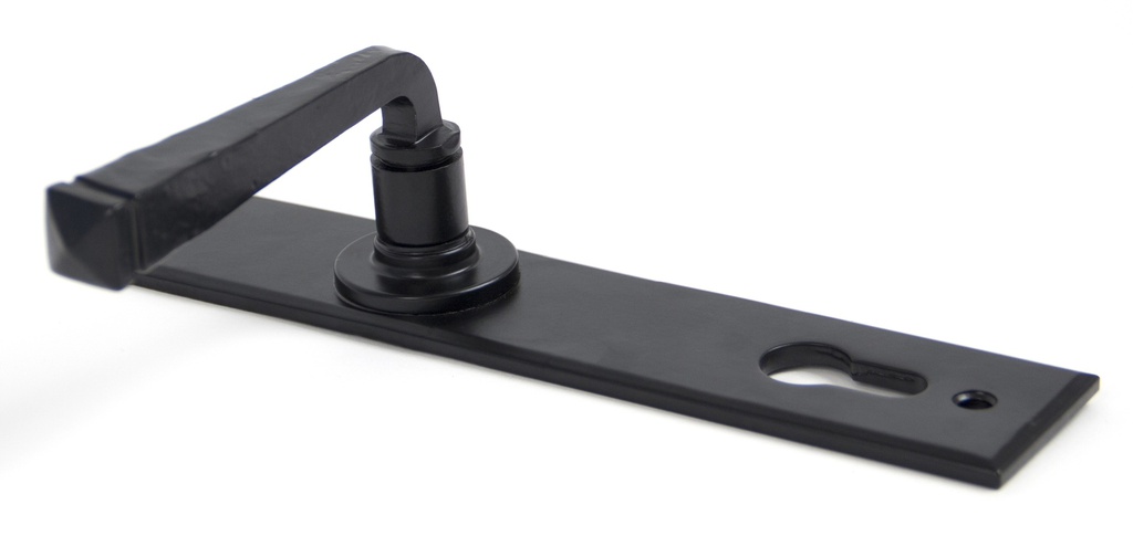 Black Avon Lever Espag. Lock Set in-situ