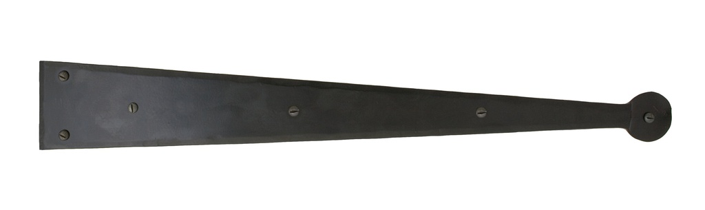 Black 18&quot; Penny End Hinge Front (pair) in-situ