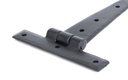 Black 6&quot; Penny End T Hinge (pair) in-situ