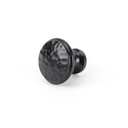 Black Hammered Cabinet Knob - Medium in-situ