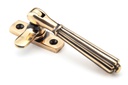 Polished Bronze Locking Hinton Fastener in-situ