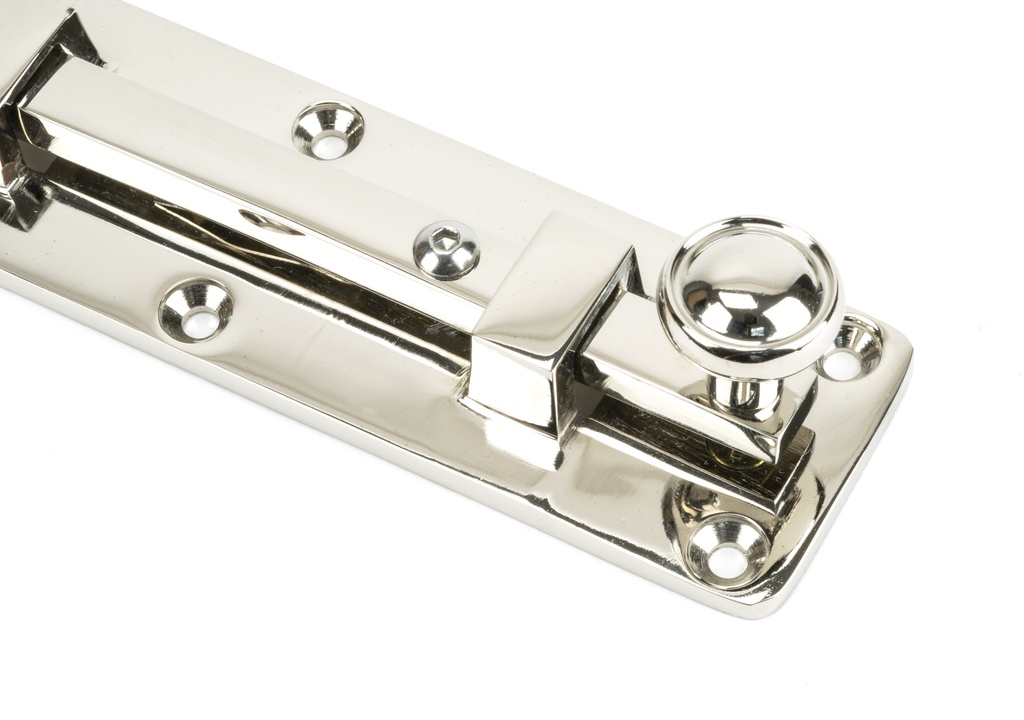 Polished Nickel 6&quot; Universal Bolt in-situ