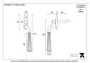 Aged Brass Hinton Espag - RH - 45349 - Technical Drawing