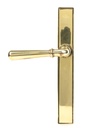 Aged Brass Newbury Slimline Lever Latch Set in-situ