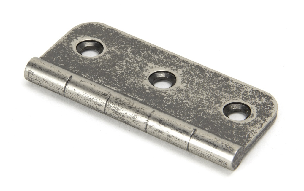 Pewter 3" Dummy Butt Hinge (Single) in-situ