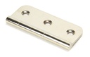 Polished Nickel 3" Dummy Butt Hinge (Single) in-situ
