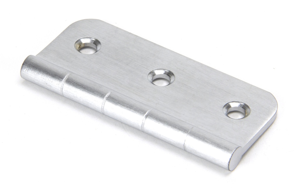 Satin Chrome 3&quot; Dummy Butt Hinge (Single) in-situ