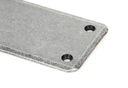 Pewter 800mm Plain Fingerplate in-situ