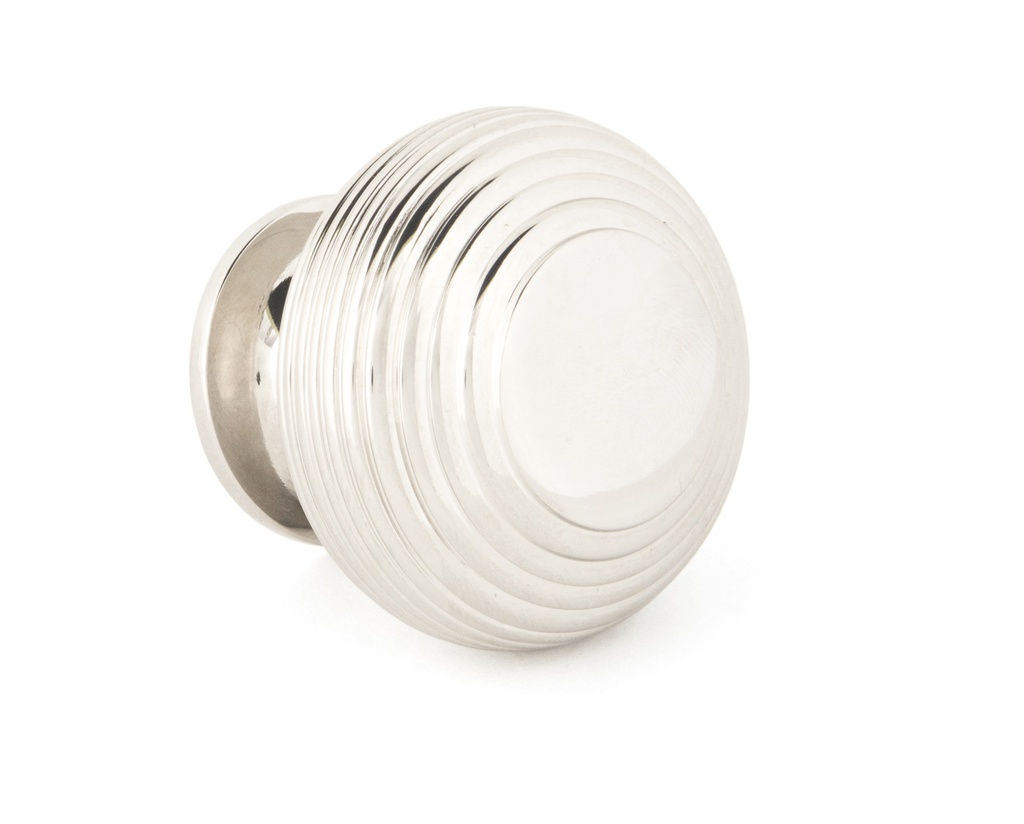 Polished Nickel Beehive Cabinet Knob 40mm in-situ