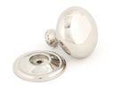 Polished Nickel Mushroom Cabinet Knob 38mm in-situ