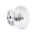 Polished Chrome Beehive Cabinet Knob 40mm in-situ