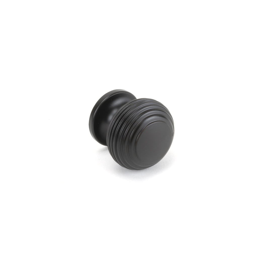 Aged Bronze Beehive Cabinet Knob 30mm in-situ