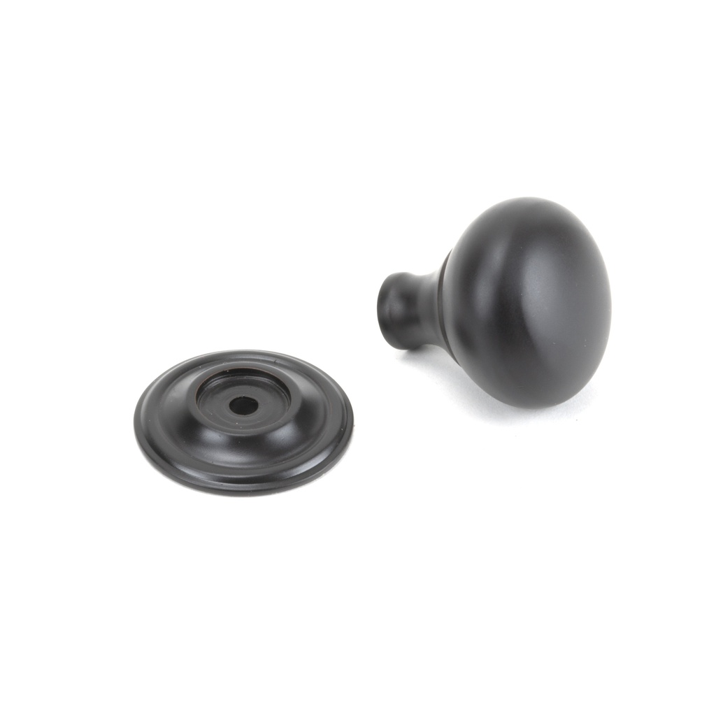 Aged Bronze Mushroom Cabinet Knob 32mm in-situ