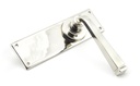 Polished Nickel Avon Lever Latch Set in-situ