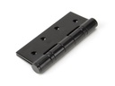 Black 4" Ball Bearing Butt Hinge (pair) in-situ