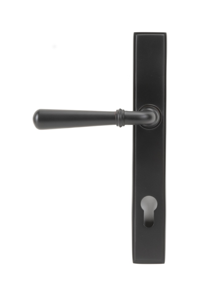 Aged Bronze Newbury Slimline Lever Espag. Lock Set in-situ