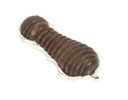Rosewood & Polished Nickel Beehive Escutcheon in-situ