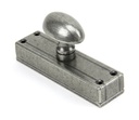 Pewter knob for Cremone Bolt in-situ