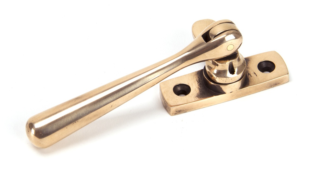 Polished Bronze Locking Newbury Fastener in-situ