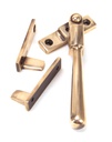 Polished Bronze Night-Vent Locking Newbury Fastener in-situ