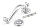 Satin Chrome Doctors Door Knocker in-situ